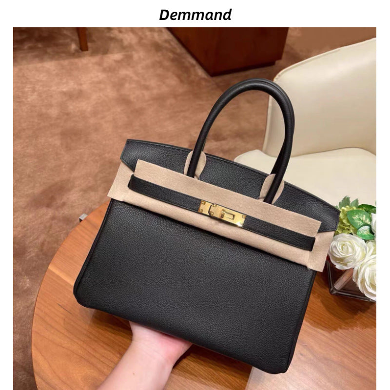 包包女荔枝纹牛皮铂金包头层牛皮凯莉包手提包BK25/30/35togo牛皮