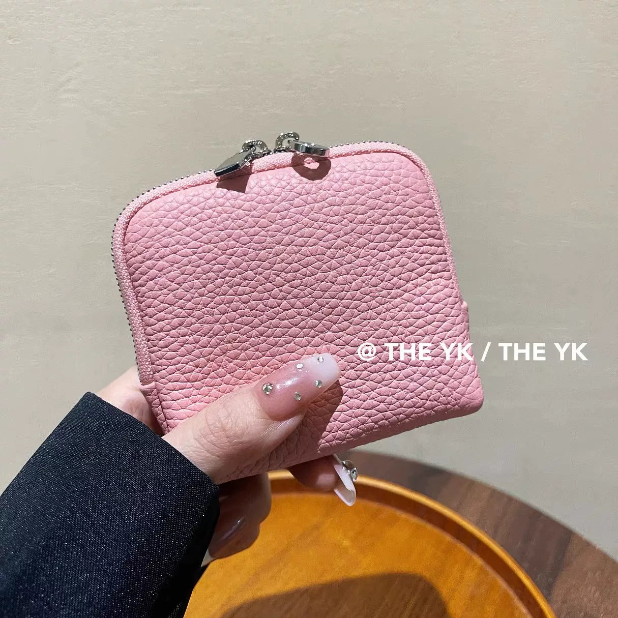 真皮LP首饰包迷你精致项链戒指收纳袋togo牛皮随身首饰收纳包旅行