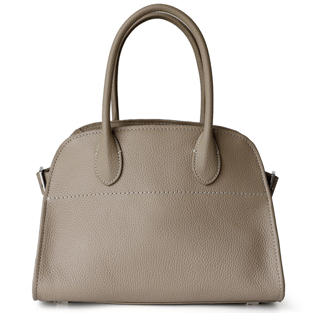 进口磨砂皮潮流通勤手提包轻奢简约大容量女包包抖音直播供应代发