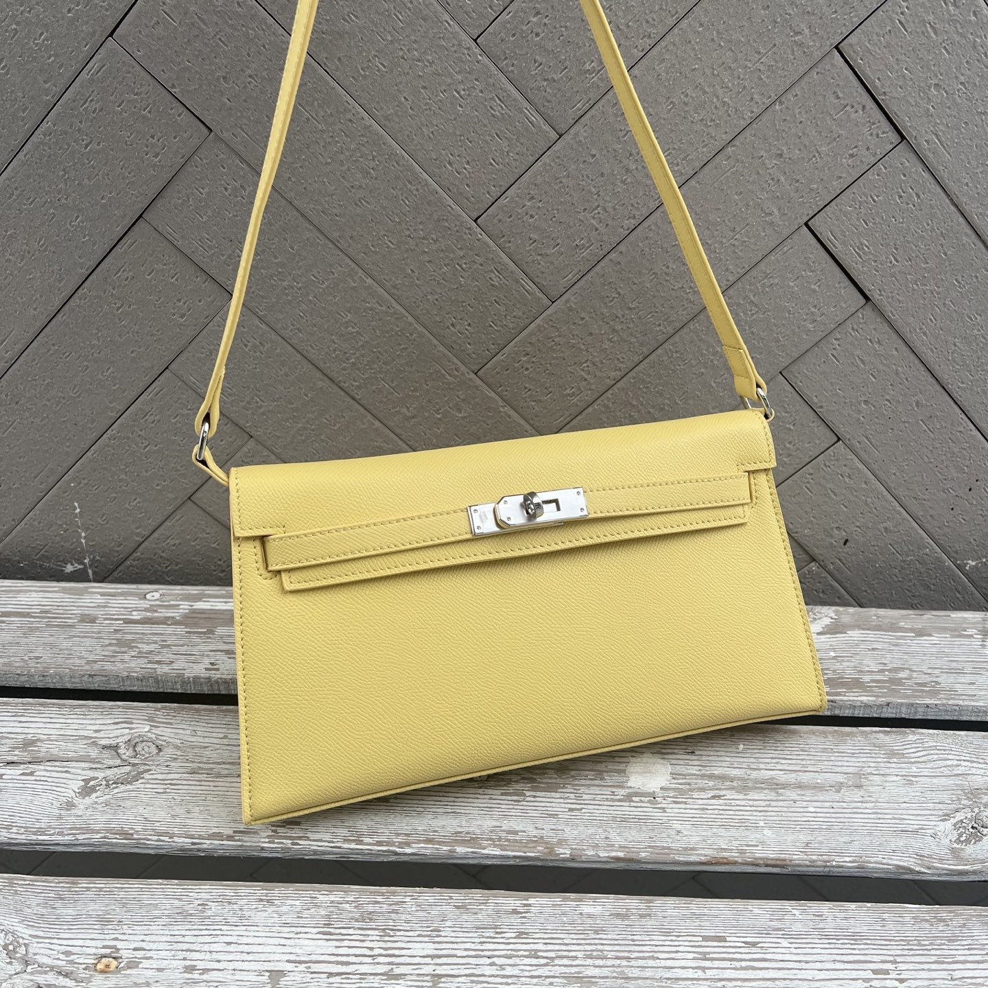 新款纯手工蜡线凯莉包真皮女包山羊皮单肩斜挎手提复古百搭腋下包