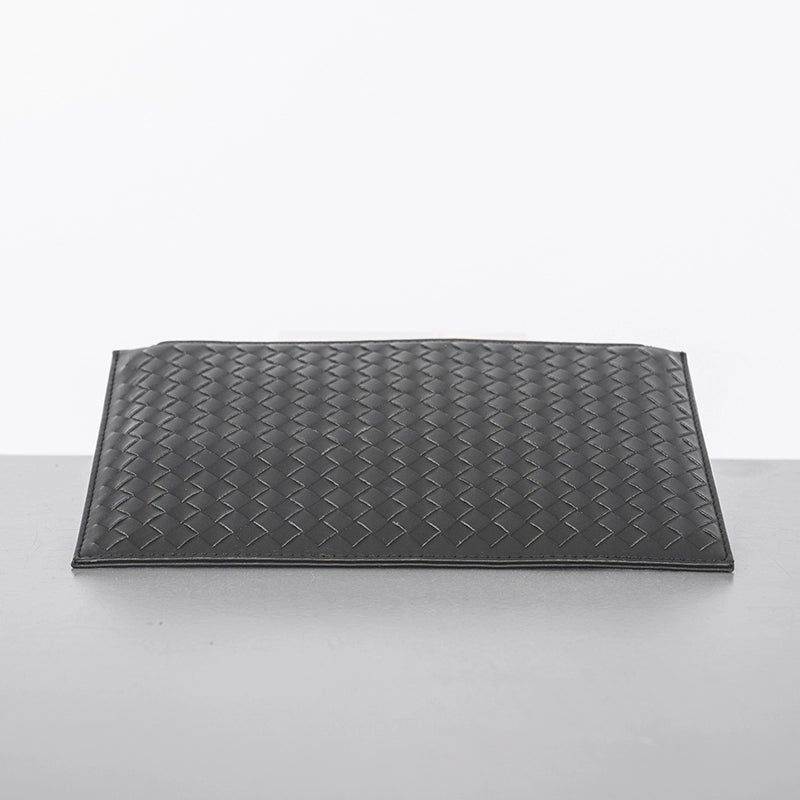 X&BV2021新款男士包包手拿包真皮休闲超薄编织信封时尚潮流手包男