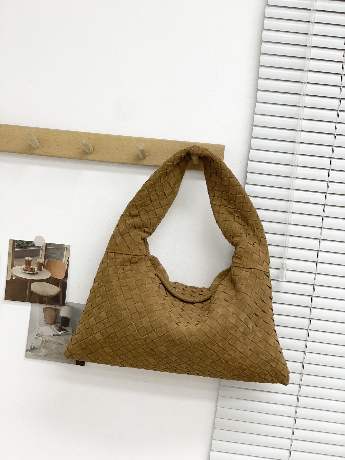 法式高级感编织包包女2024新款单肩腋下包小众质感手提通勤包百搭