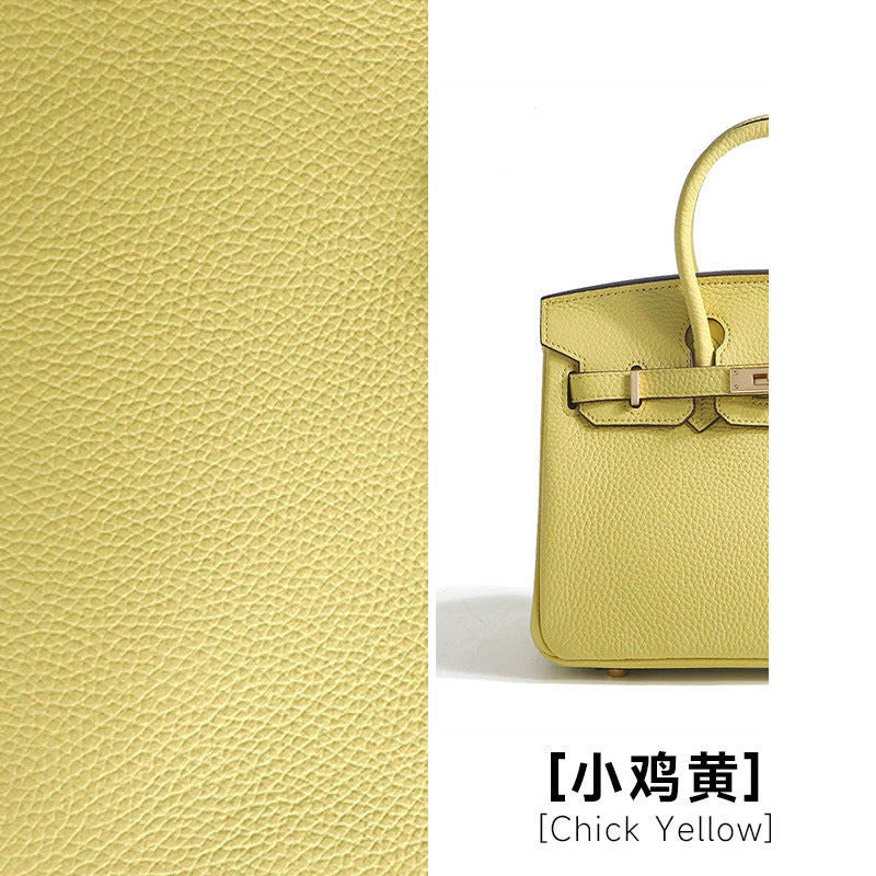 头层牛皮铂金包真皮女包大容量凯丽手提包女高级感通勤单肩斜挎包