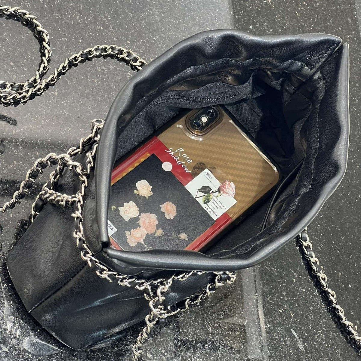 小香风菱格链条包包女2024冬季新款摩登轻奢名媛高级感单肩斜挎包