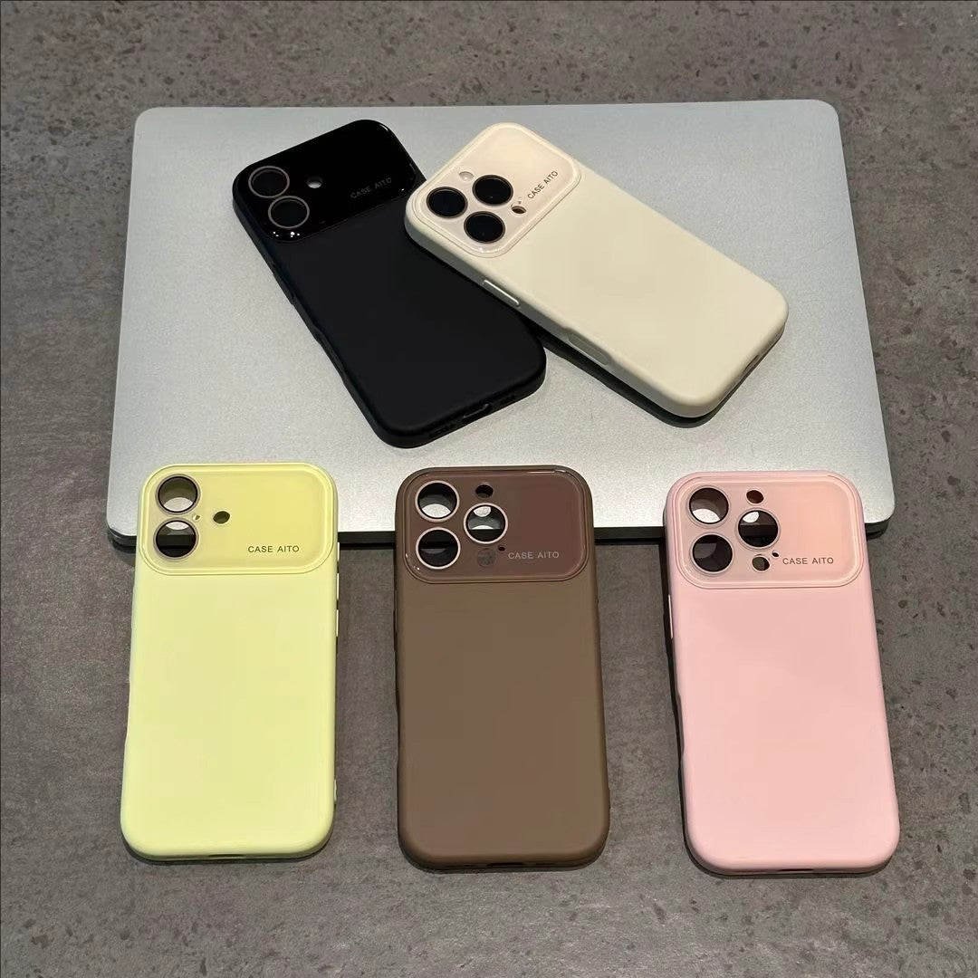 秒变17纯色液态硅胶苹果17Promax手机壳iPhone16全包大视窗15纯色