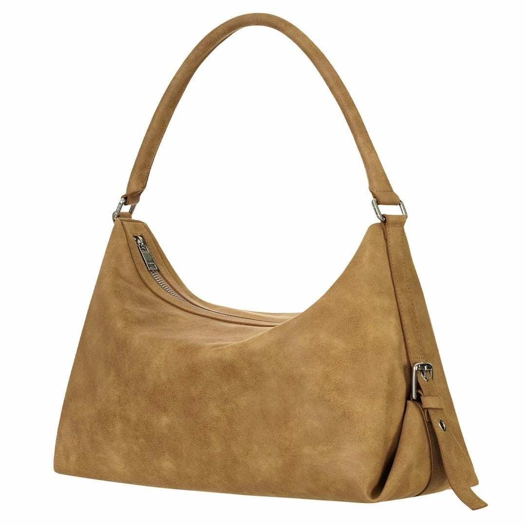 韩国人气Stan流浪包oil小众复秋冬hobo手提腋下包时尚百搭大容量