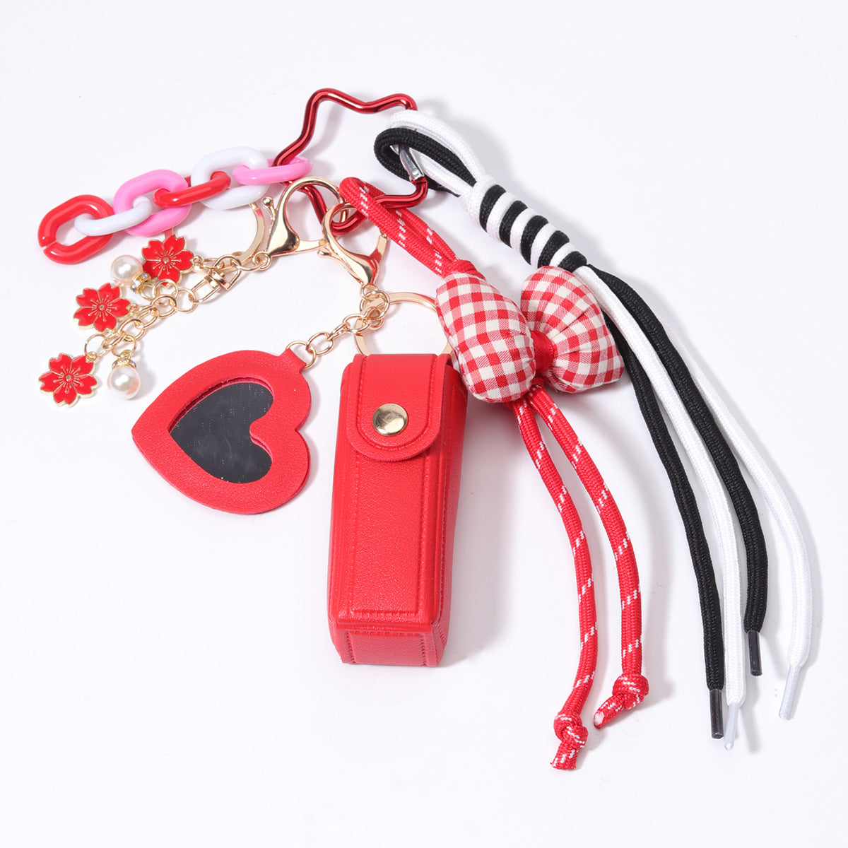 源头工厂现货直供PU皮流苏挂件合金挂件包挂吊饰钥匙扣批发定制