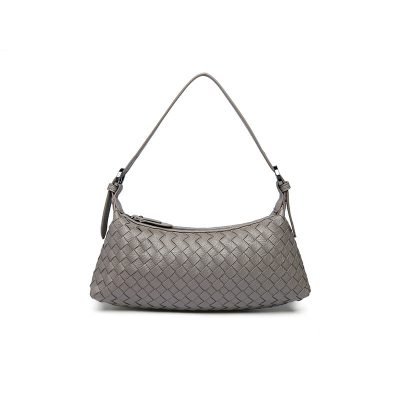 2025新款网红韩版潮百搭手工编织腋下包女士手提包时尚单肩斜挎包