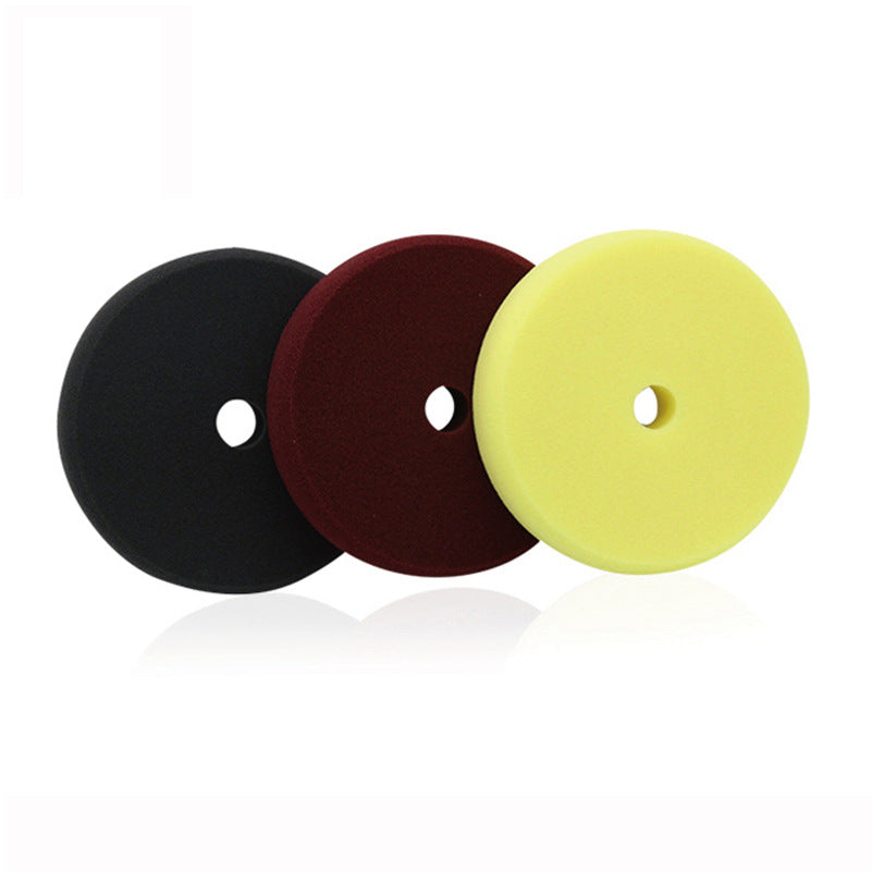 厂家批发7寸抛光轮汽车美容海绵轮美光DA凹形海绵抛光盘耐磨牢固