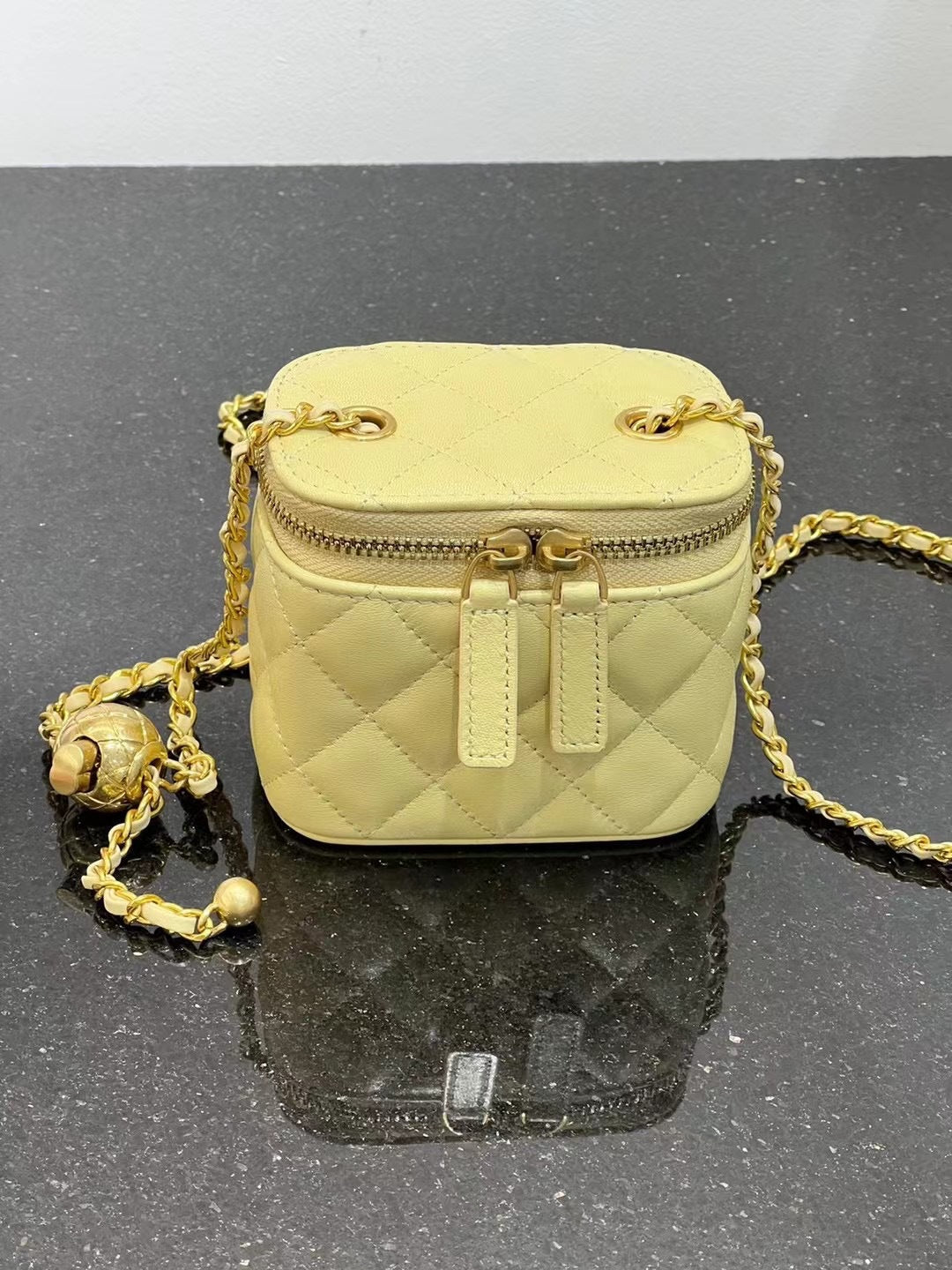 新款高级感小香包菱格mini小众设计单肩手提包链条盒子包百搭女包