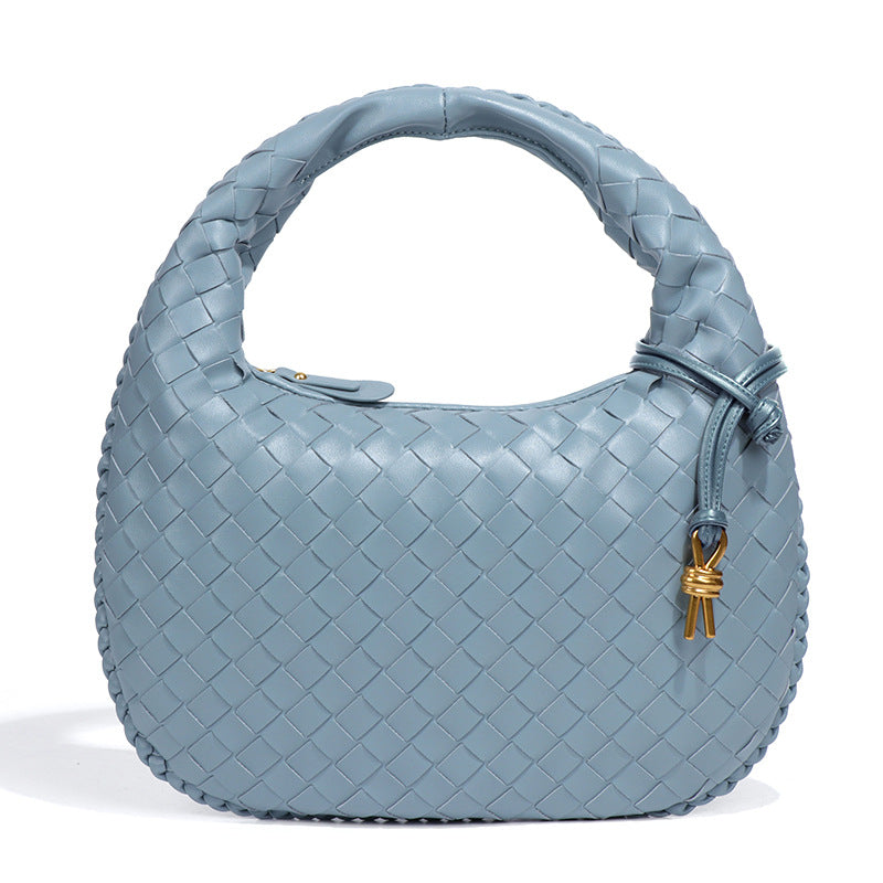 包包女2025新款编织包欧美复古菜篮子腋下包手提单肩手拎包 外贸