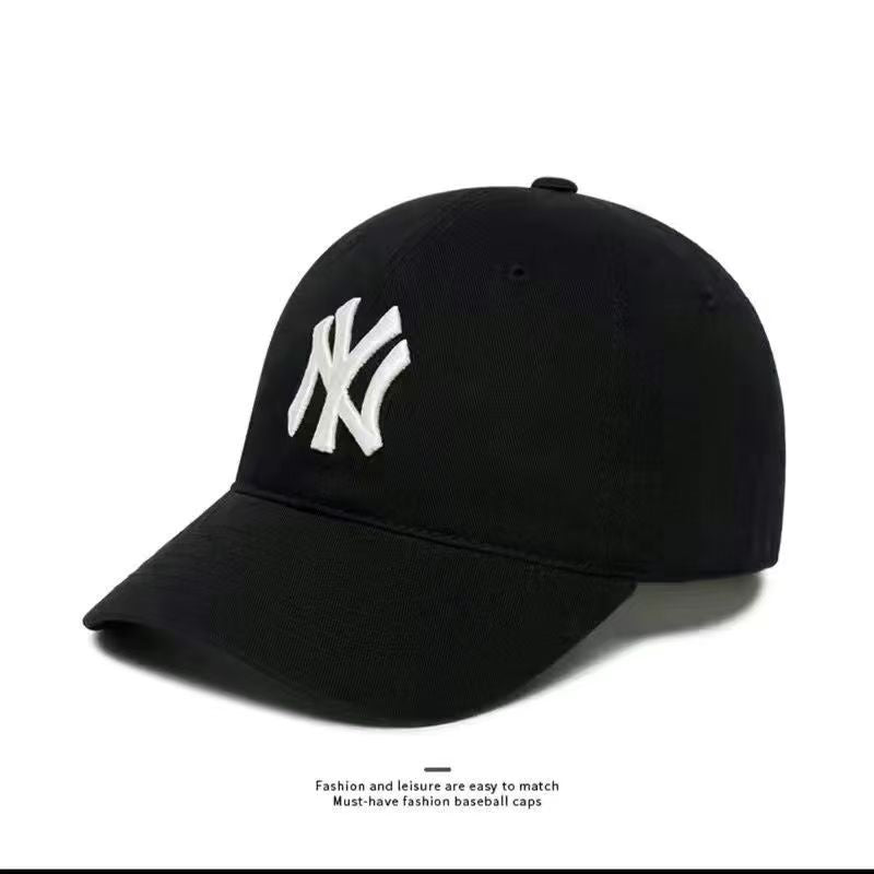 2025年新款大标男女百搭ny遮阳帽软棉质la小标棒球帽MLB同款批发