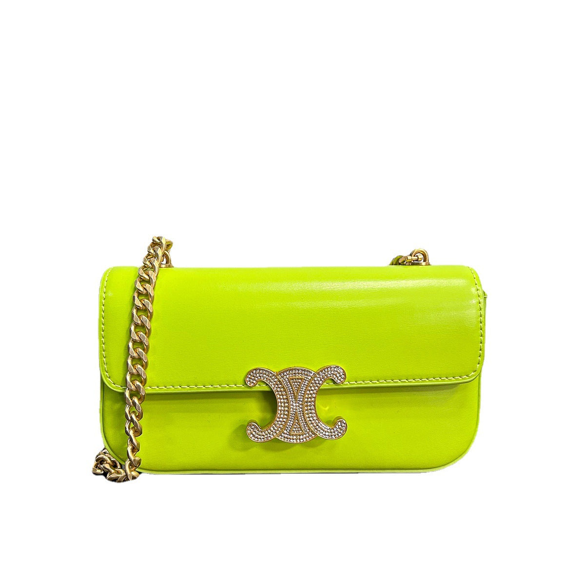 凯旋门包包复古腋下包豆腐包女2023新款单肩链条法棍包甜酷