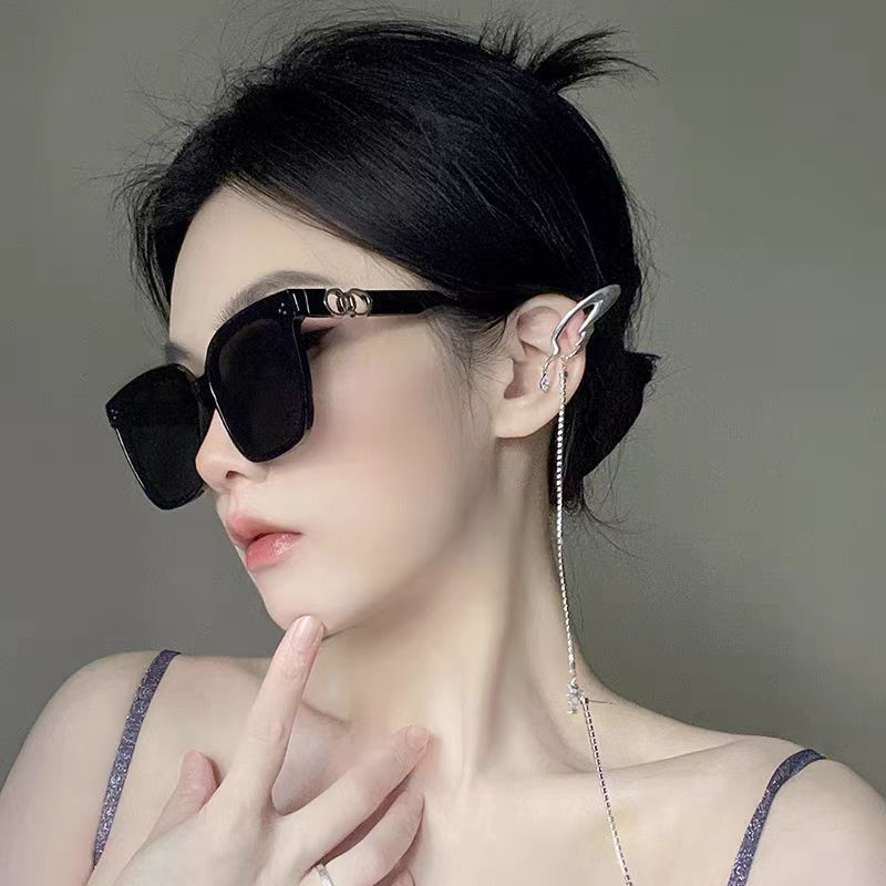 gm墨镜女高级感大框显脸小防晒防紫外线太阳镜女士出街拍照太阳镜