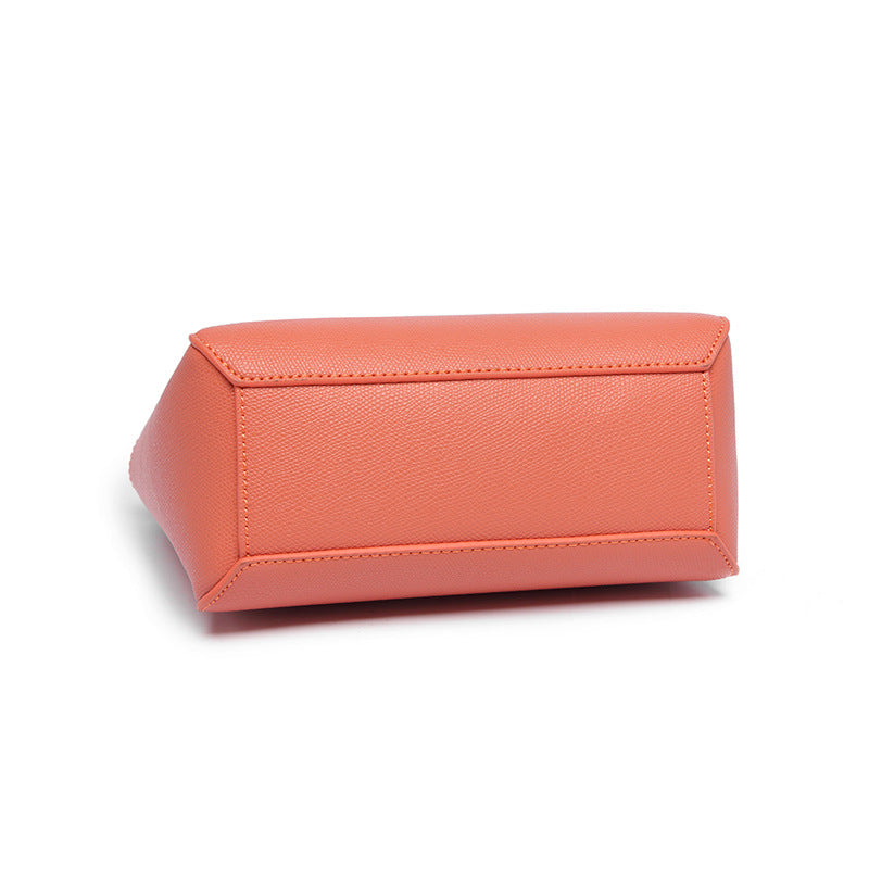 高级感洋气鲶鱼包女时尚简约大容量丝巾手提包百搭斜挎气质女神包