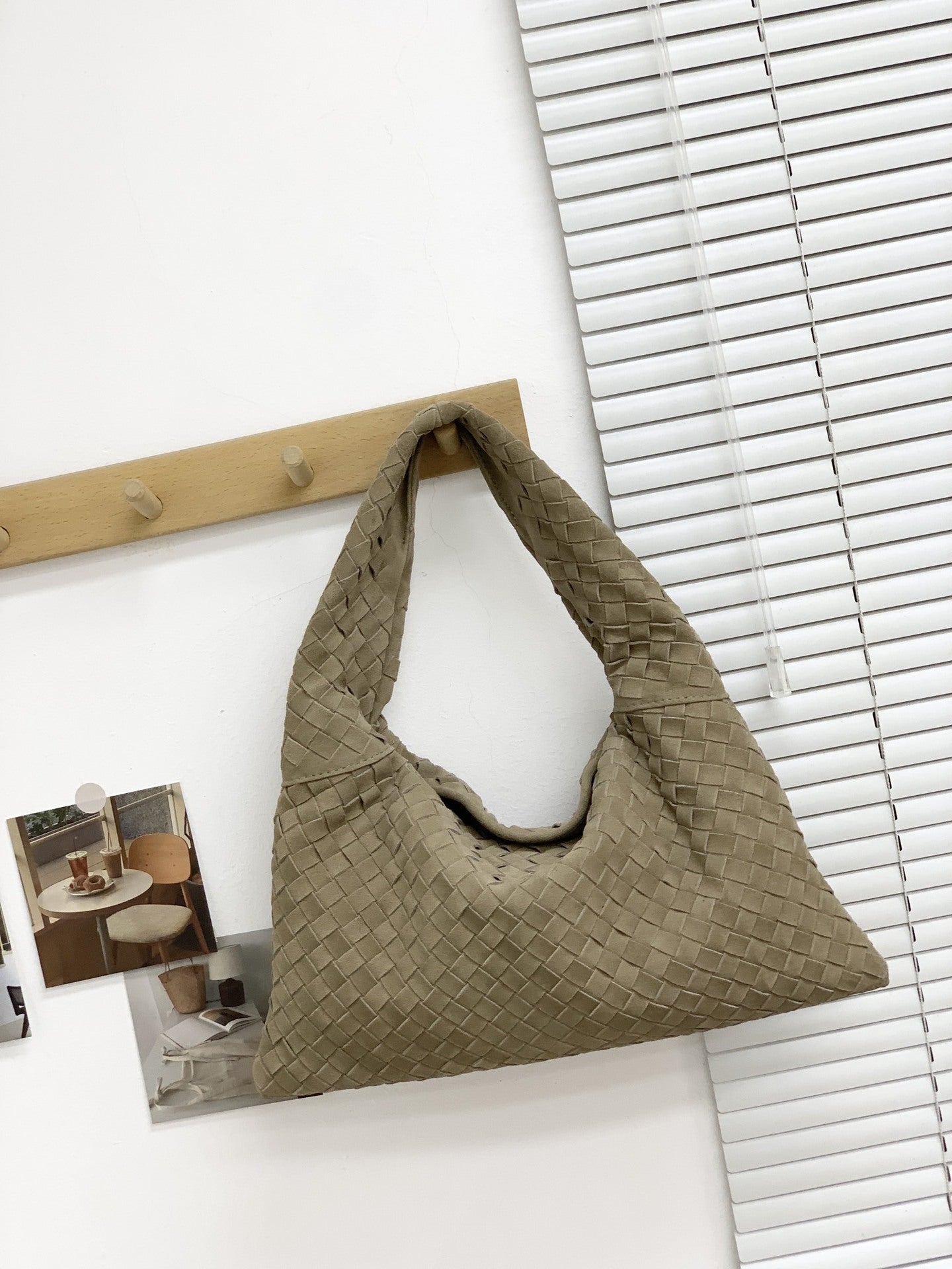 法式高级感编织包包女2024新款单肩腋下包小众质感手提通勤包百搭