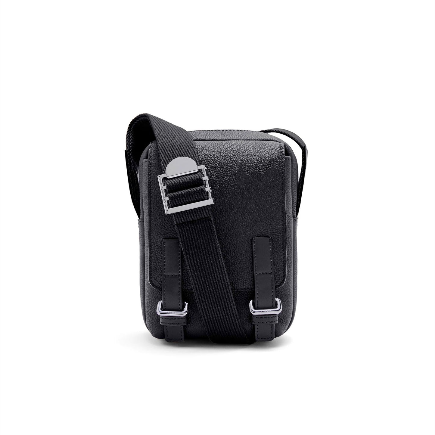 罗家男士单肩包斜挎包男款puzzle邮差包男包胸包小牛皮背包男