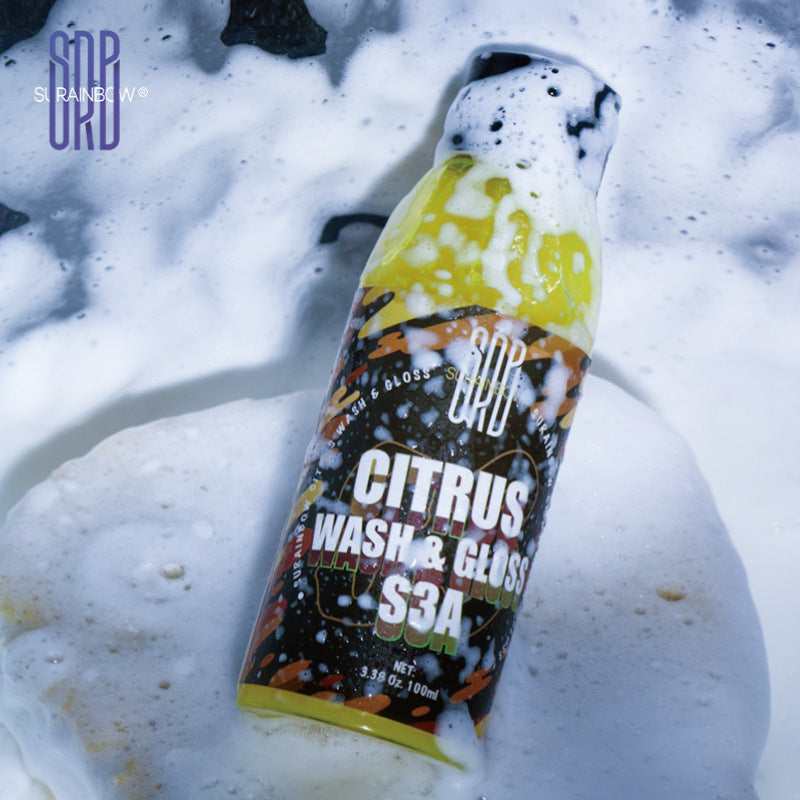 跨境专供PA浓缩柑橘洗车液水蜡白色泡沫清洁上光高泡去污清洁专用