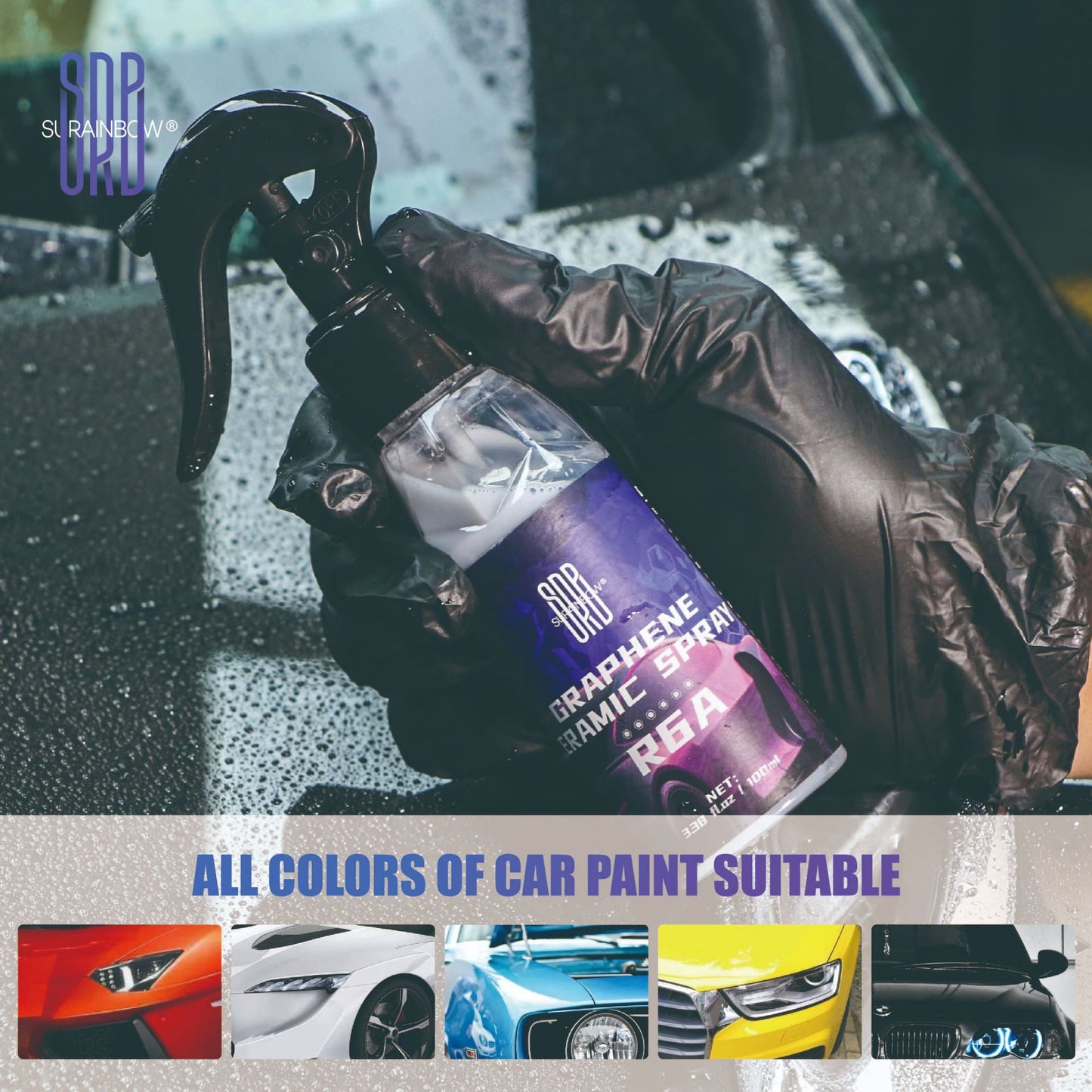 跨境专供汽车镀膜剂镀晶车漆镀膜蜡打蜡上光防尘玻璃车蜡镀晶驱水