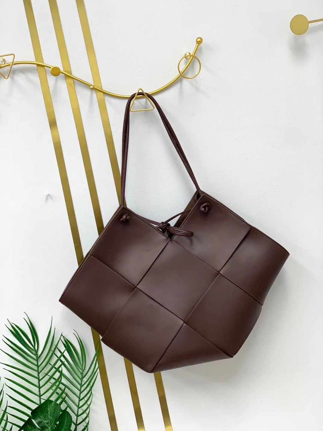 高级感编织大包包女夏季2023新款潮腋下包百搭大容量单肩包托特包