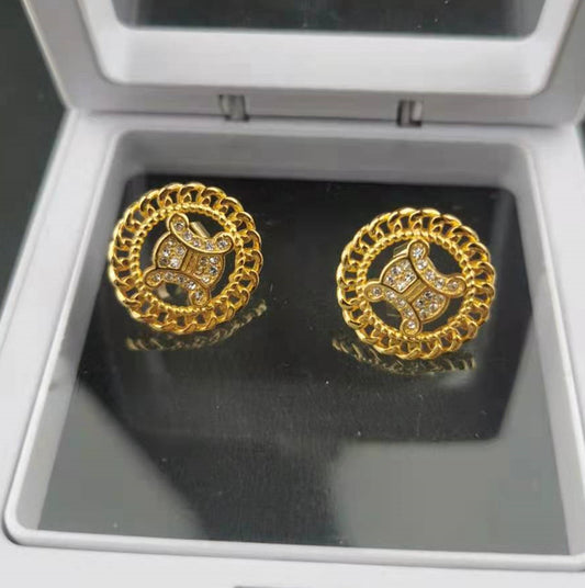 CELI赛家凯旋门耳环造型ins冷淡风个性简约网红新款耳饰镂空耳钉