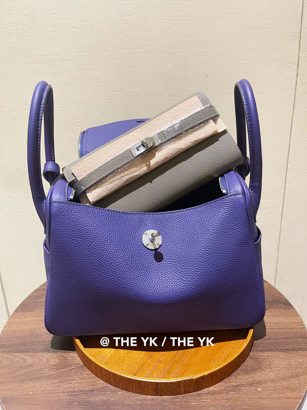 真皮凯莉钱包长款手拿包ep牛皮两折钱夹手机包凯莉护照证件收纳包
