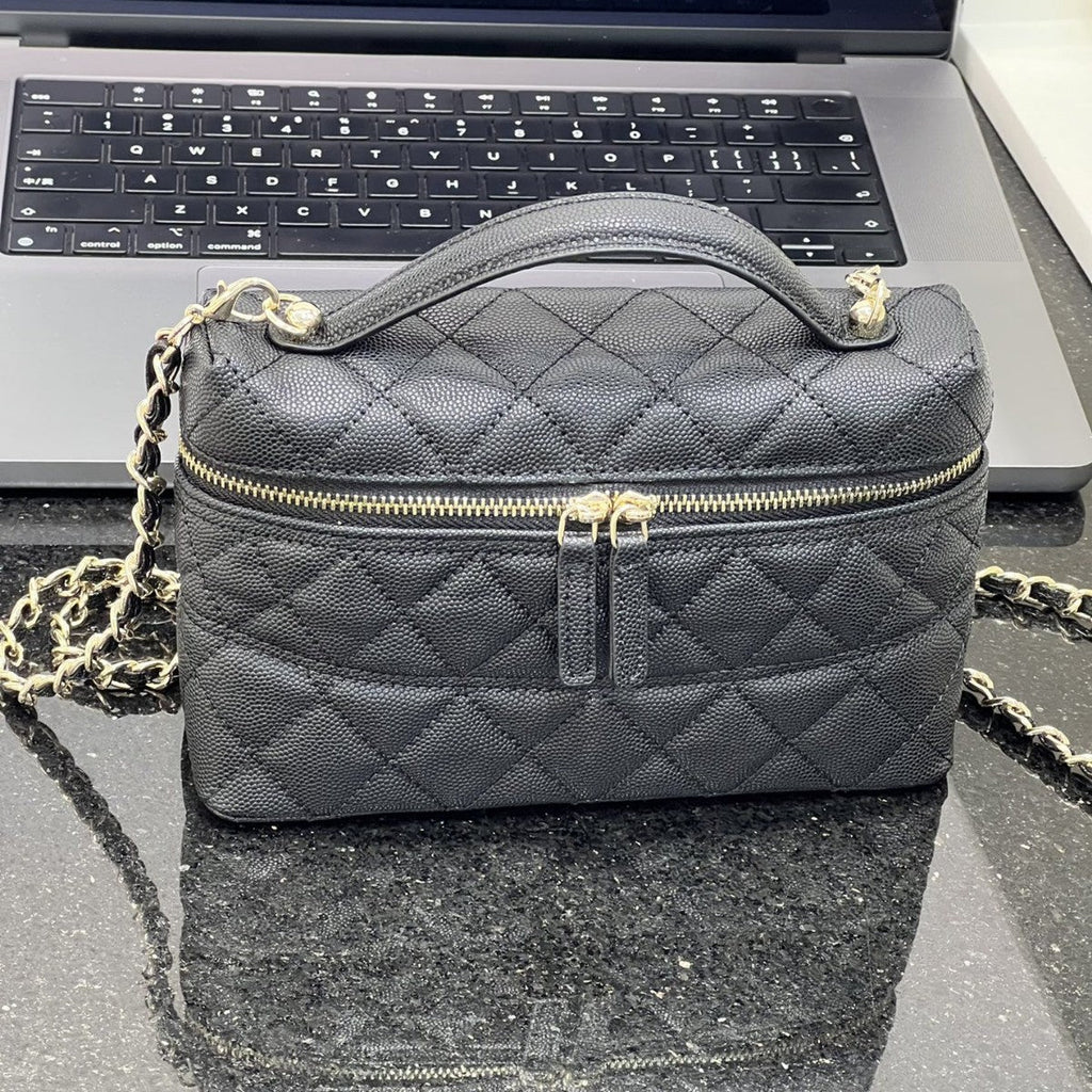 韩版洋气菱格链条手提单肩包女2025新款时尚百搭多功能双肩包女包