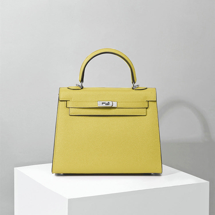 手掌纹凯利包女真皮包包大容量牛皮手提包通勤斜挎单肩包秋冬热销