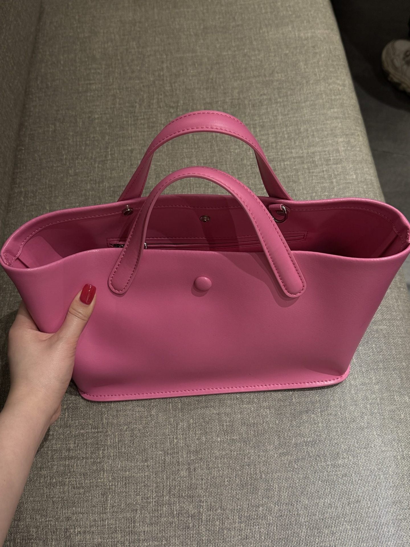 小众高级感托特包2025新款通勤斜挎包轻奢大容量马卡龙百搭手提包