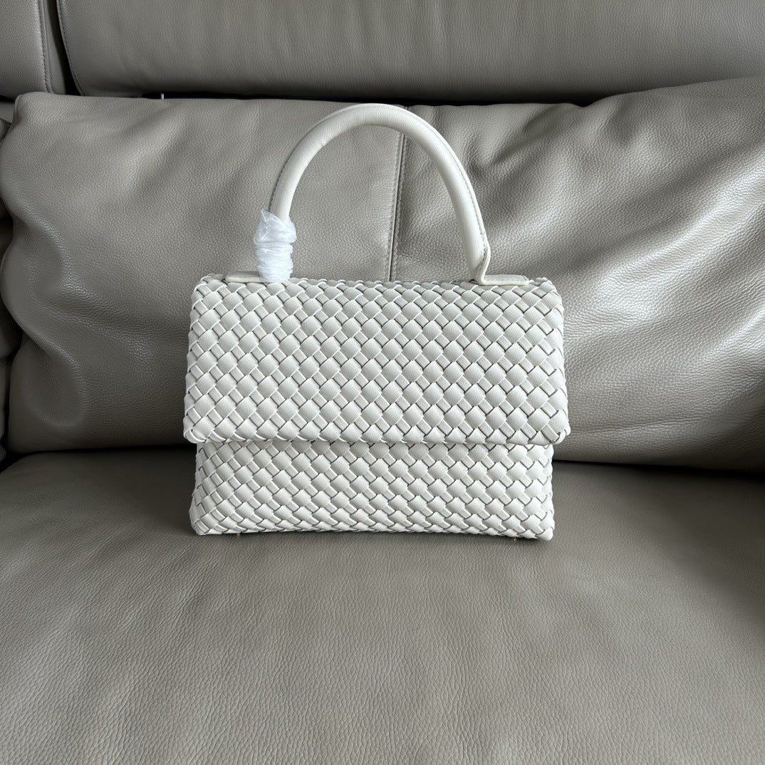 纯手工编织新款腋下包时尚百搭通勤大容量手提包潮流质感斜挎女包