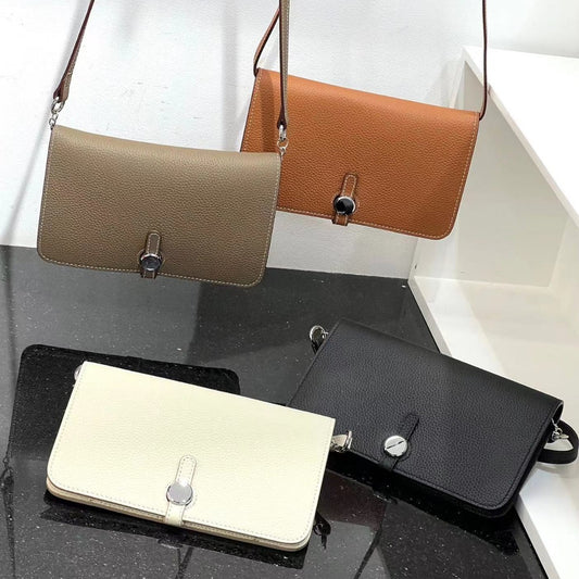 护照夹保护套2024新款真皮收纳机票本便携大容量长款钱包可放手机