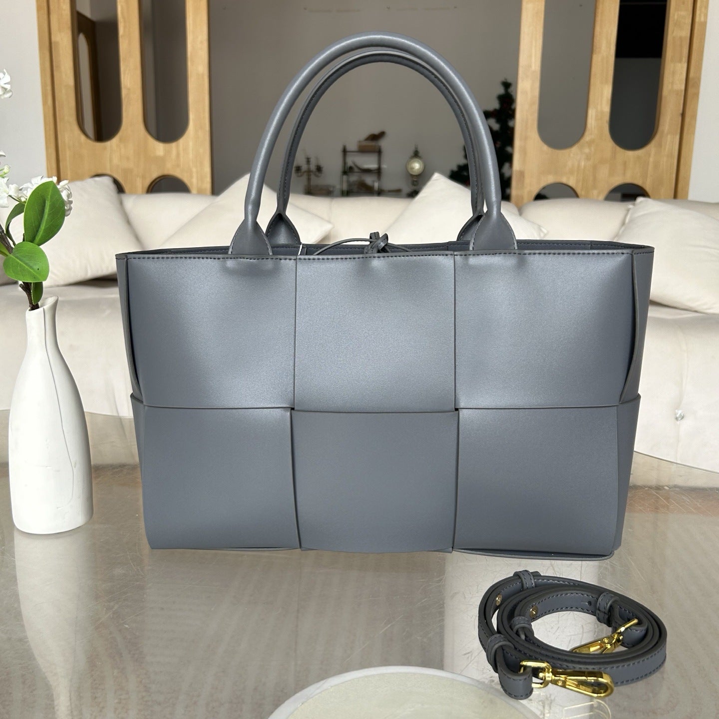 大容量编织手提包包女2025新款高级质感单肩腋下包时尚通勤托特包