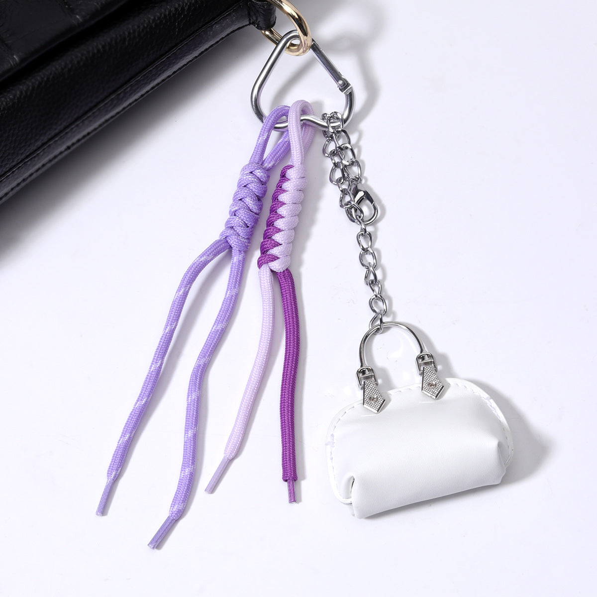 源头工厂PU皮流苏挂件合金挂件包挂吊饰钥匙扣批发厂货现货直供