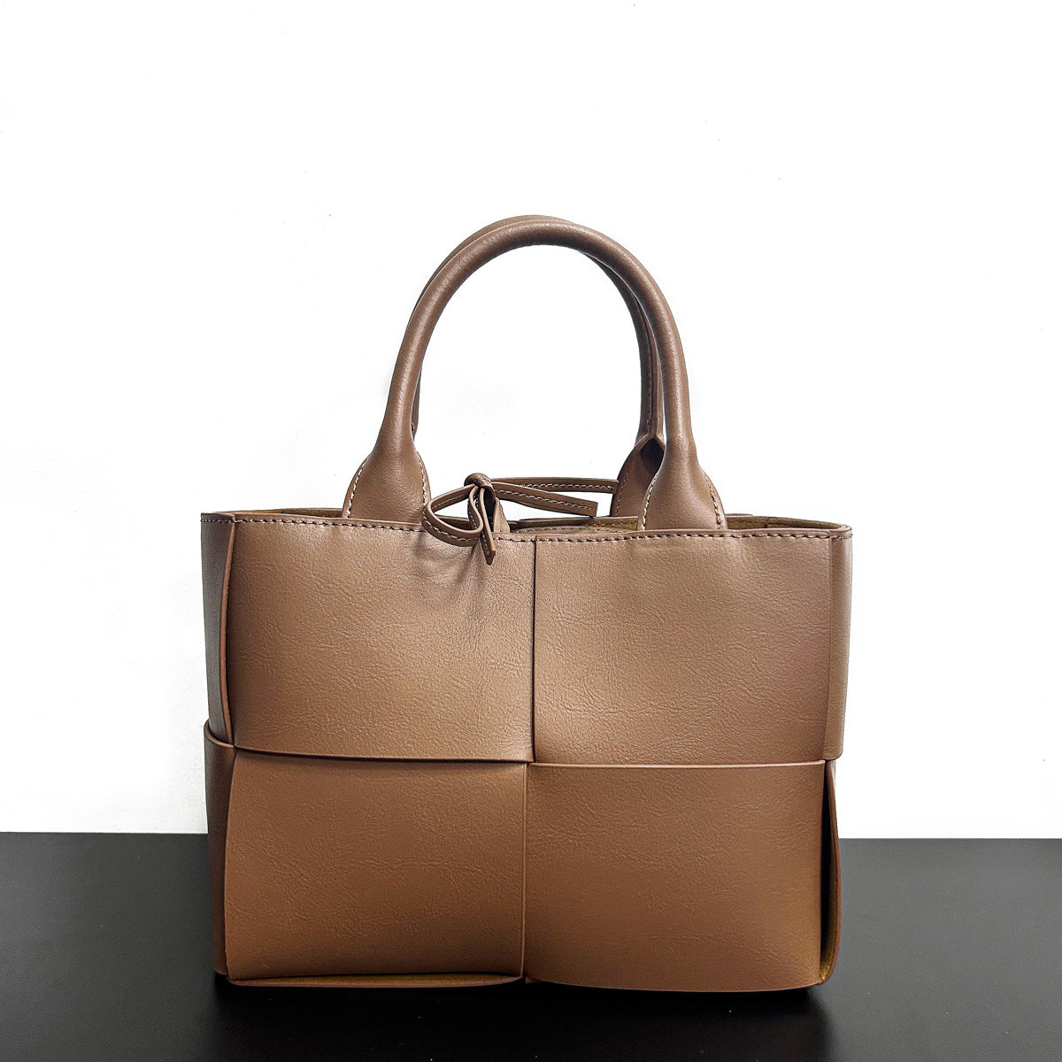 2023新款包包秋冬质感大包编织托特包女真皮大容量手提单肩斜挎包