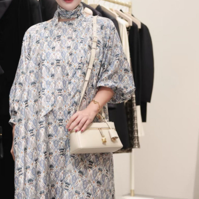 LP19饭盒包女2025新款高级感牛皮手提真皮凯莉包单肩斜挎23化妆包