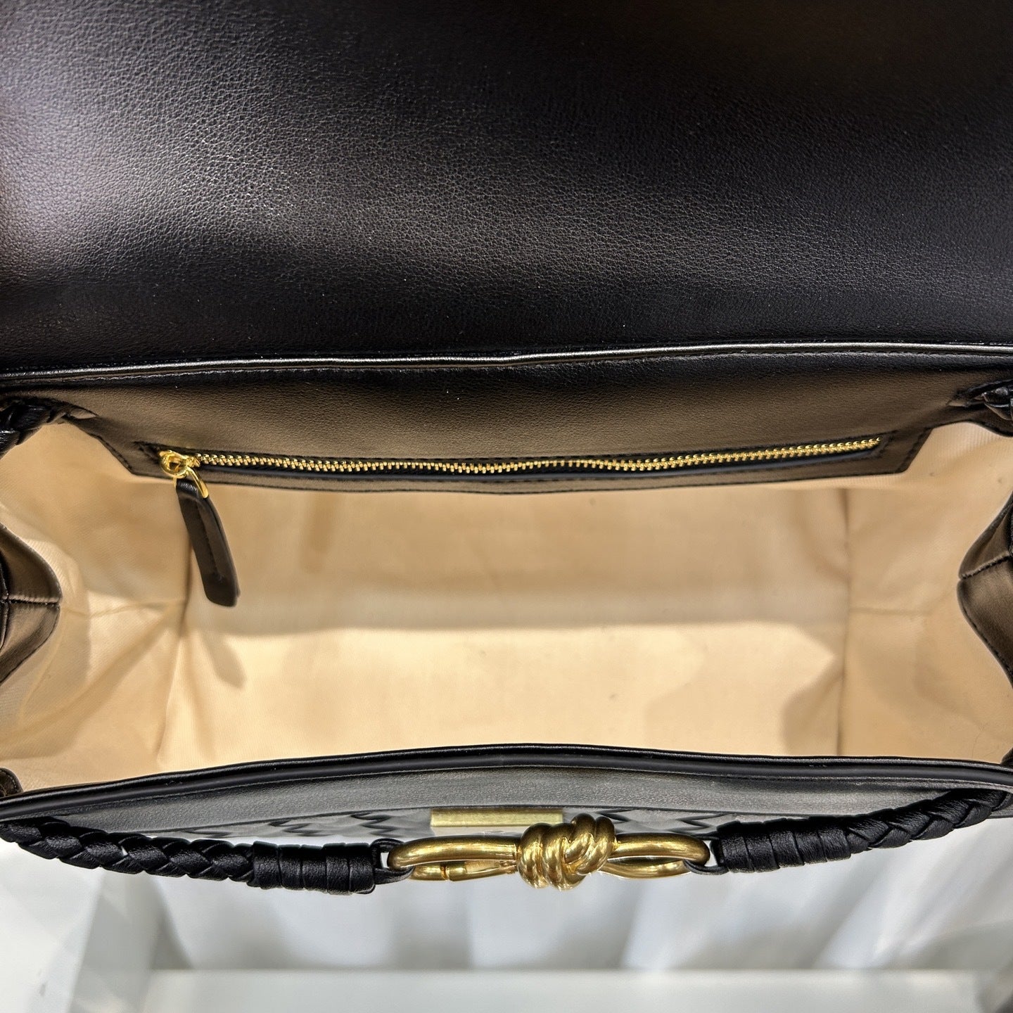 热销新款跨境手工编织金属蝴蝶扣包菱格时尚单肩托特包百搭斜跨包