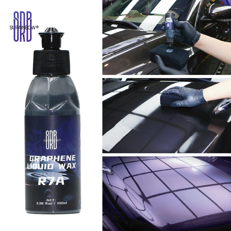 跨境专供汽车石墨烯水晶车蜡车漆镀晶防水抗污液体车蜡上光养护剂