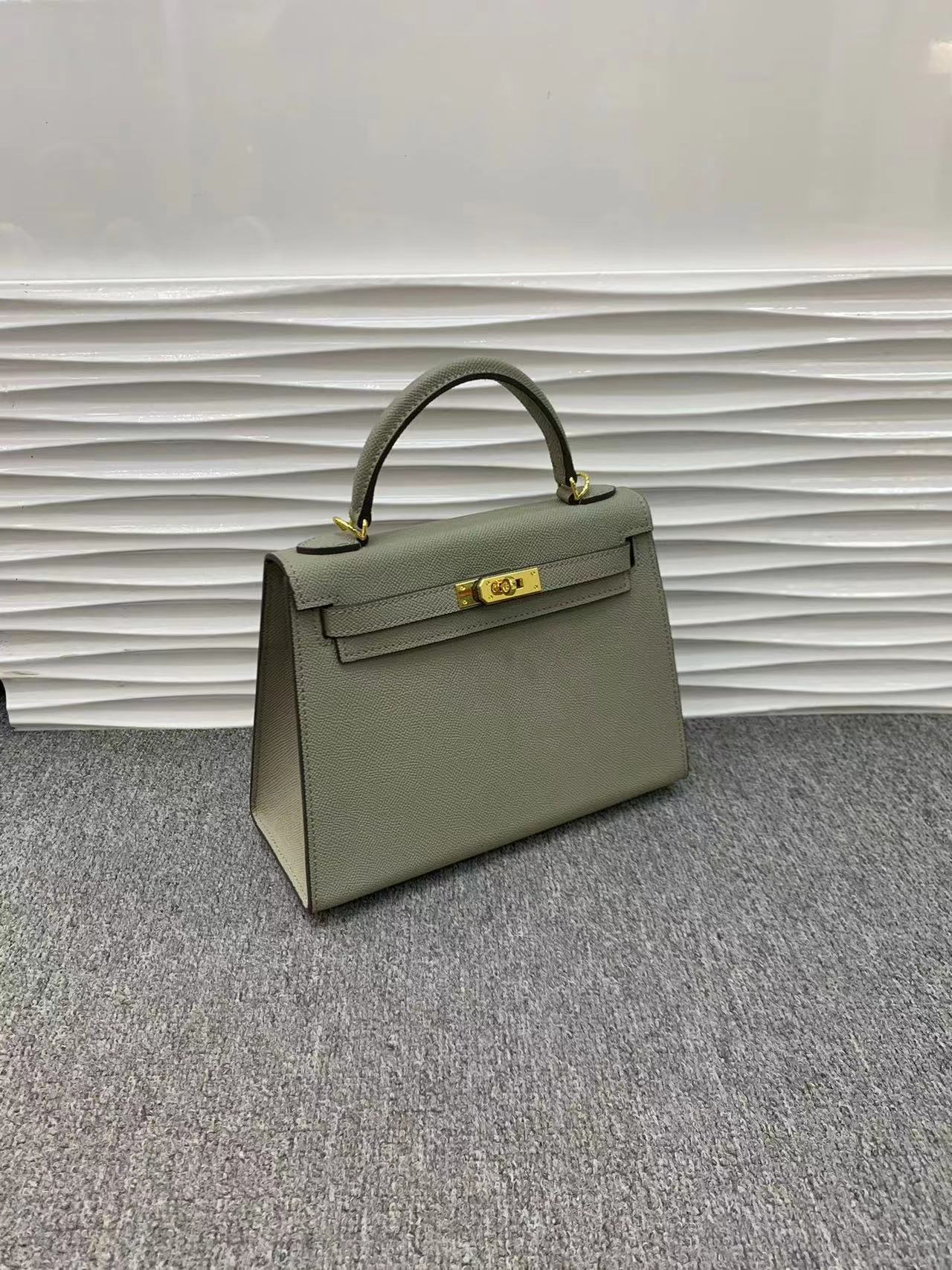 手提包新款2024潮流时尚百搭凯利包质感手掌纹手机包单肩斜挎包女