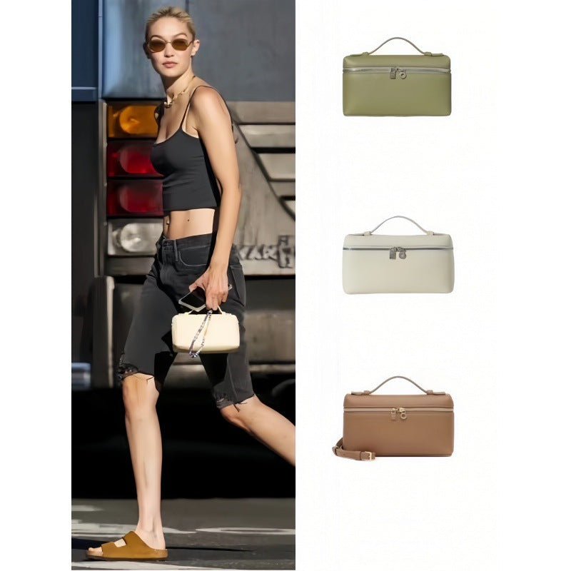 女包源头工厂2025新款LP化妆包19饭盒包单肩斜挎手提包包一件代发