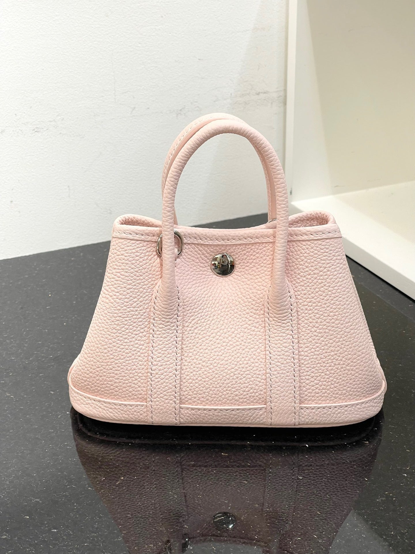 2024年新款潮迷你花园包小包包女真皮头层牛皮荔枝纹斜挎包手提包