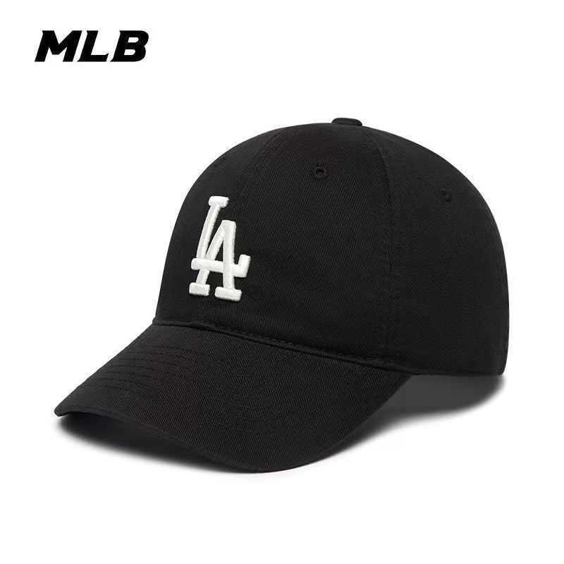 2025年新款大标男女百搭ny遮阳帽软棉质la小标棒球帽MLB同款批发