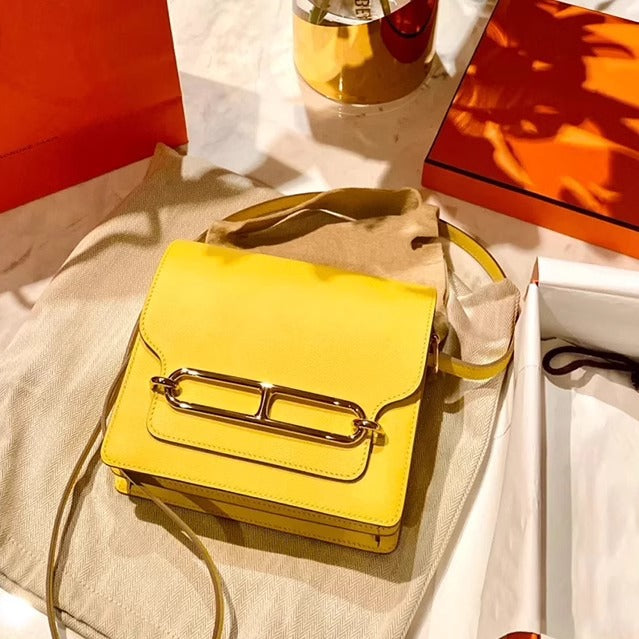 网红同款空姐豆腐包头层牛皮猪鼻子包小方包单肩斜挎女包直播代发