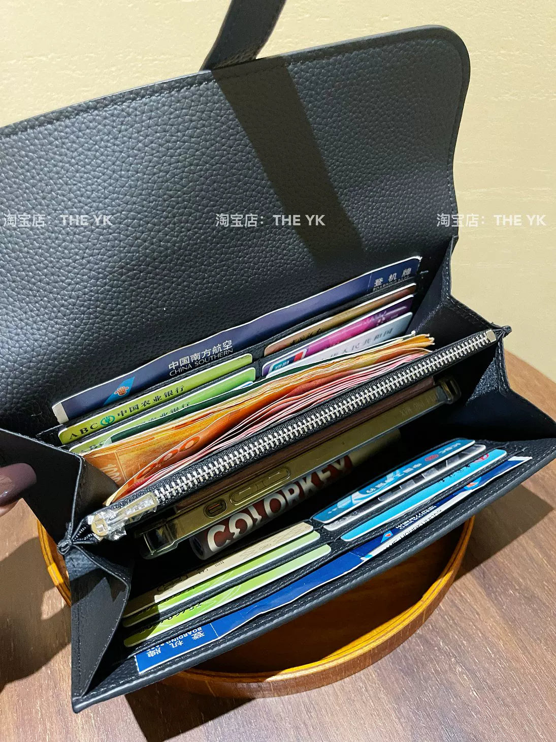真皮H手拿包经典抽带手机包晚宴包大容量卡证件护照收纳包腋下包
