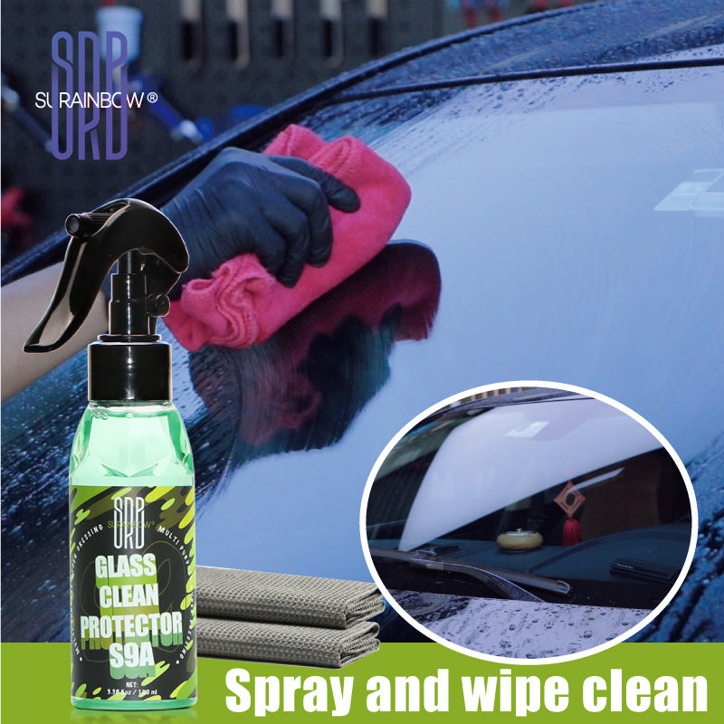 跨境专供汽车玻璃清洁剂内外玻璃清洗快干不留痕洗车神器爆款工厂