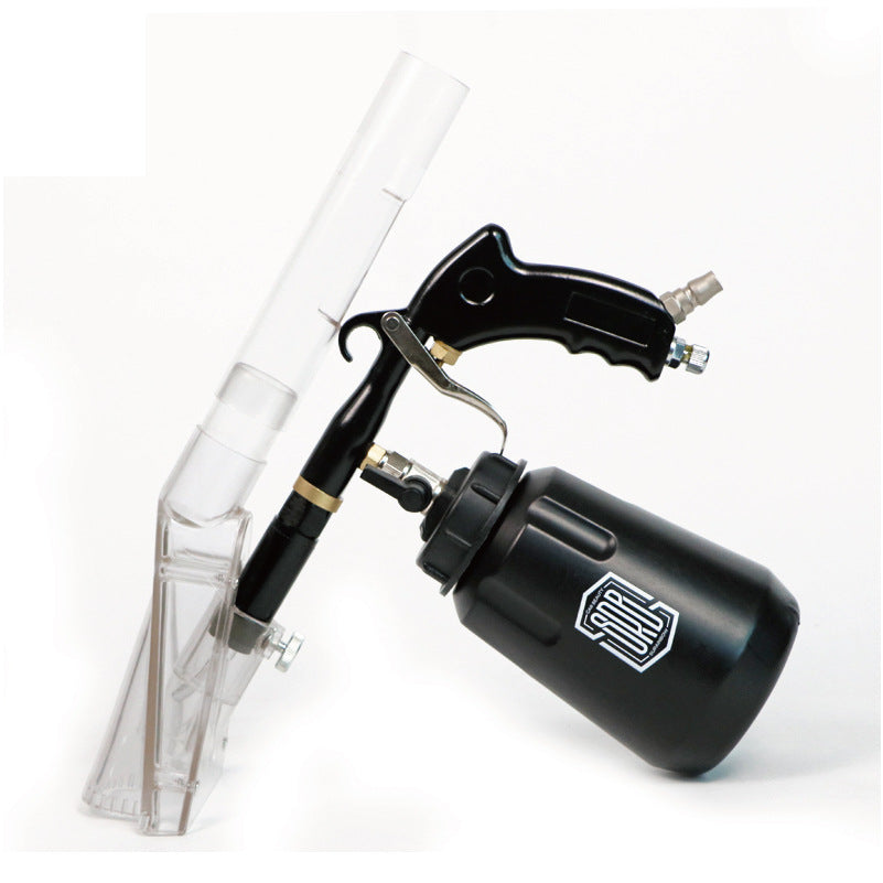 专业汽车顶棚龙卷风洗护一体吸尘喷洗枪内饰丝绒地毯洗美店工具