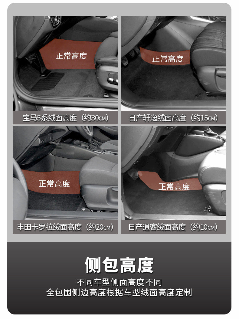 骥影特斯林双层脚垫适用于海马7X S5 M3 M6福美来F5 F7 MPVS7内饰