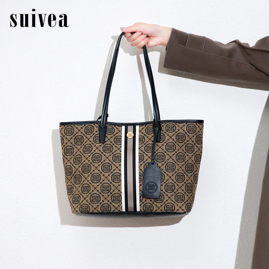 跨境大容量包包2025新款轻奢女包单肩子母包通勤百搭高级感托特包