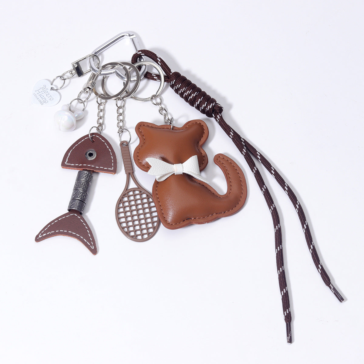 源头工厂现货直供PU皮流苏挂件合金挂件包挂吊饰钥匙扣批发定制