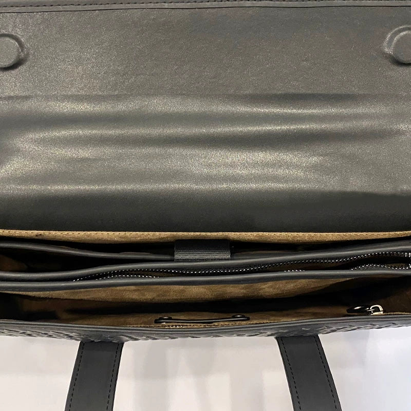 X&BV编织男包手提包真皮男士翻盖公文包牛皮大容量商务休闲电脑男