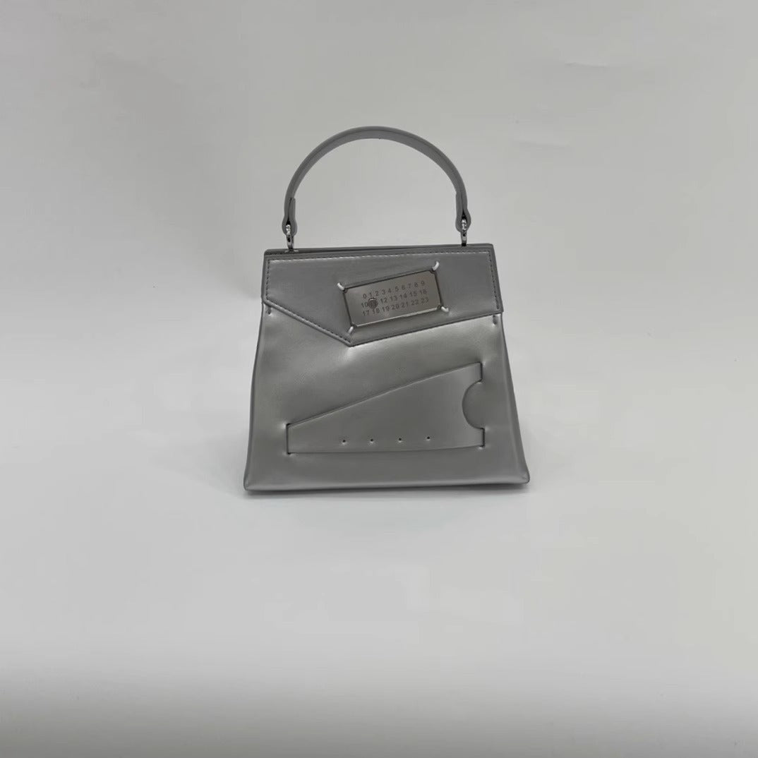 轻奢时尚韩版小众设计手提包mm6折纸包百搭单肩斜挎小包无痕代发